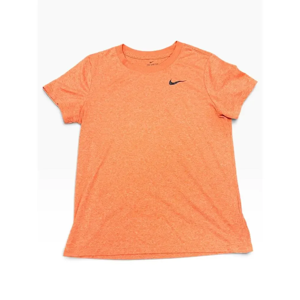 Nike Dri-FIT Men’s M Orange Heather Swoosh Short Sleeve Performance Tee
